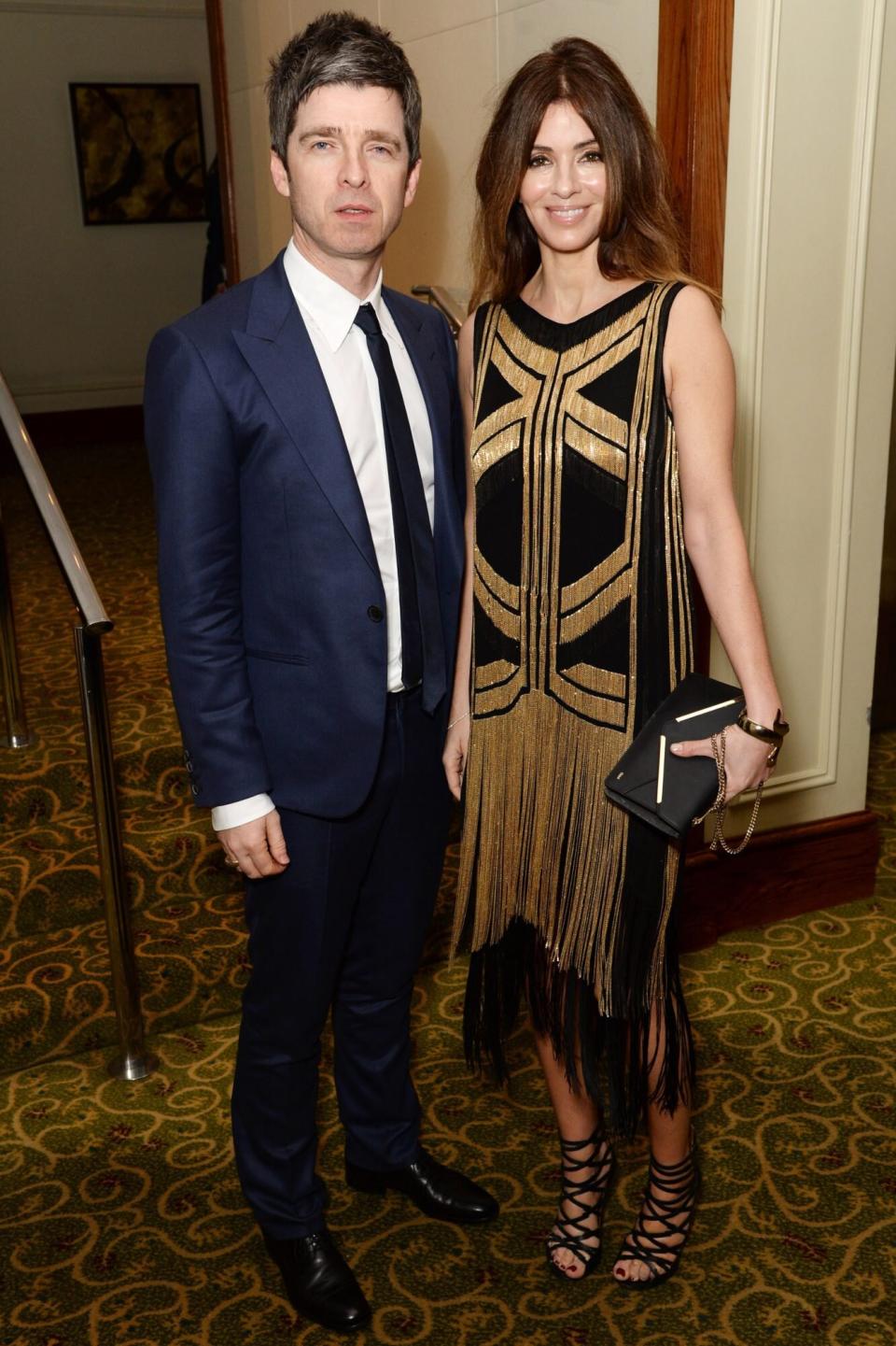 LONDON, ENGLAND - FEBRUARY 16: Noel Gallagher and Sara MacDonald attend the EE British Academy Film Awards 2014 after party at The Grosvenor House Hotel on February 16, 2014 in London, England. (Photo by Dave J Hogan/Getty Images)