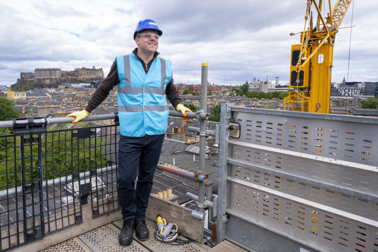 Scottish Conservatives leader Douglas Ross during a visit to the Kings Theatre, Edinburgh