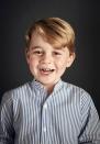 <p>In honor of Prince George's fourth birthday, Kensington Palace released this smiley new portrait of the future King of England.</p>