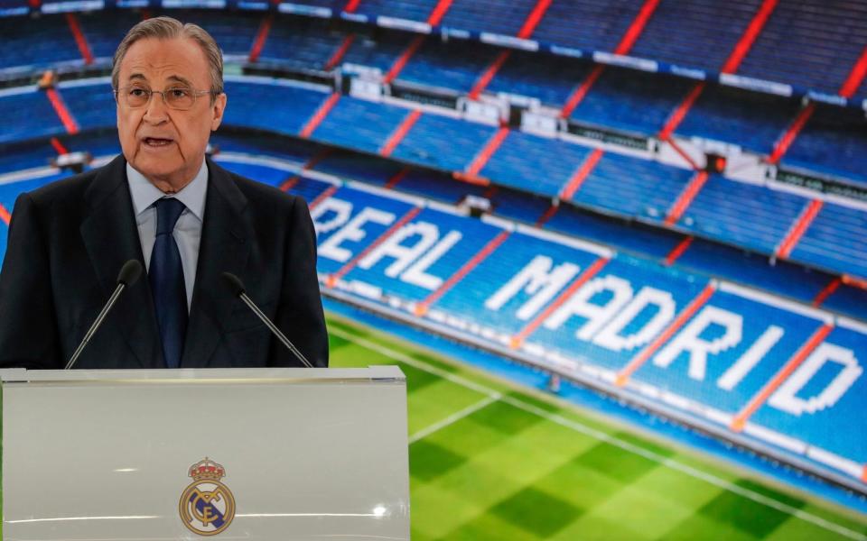 Florentino Pérez - Florentino Perez says only European Super League can save football - AP