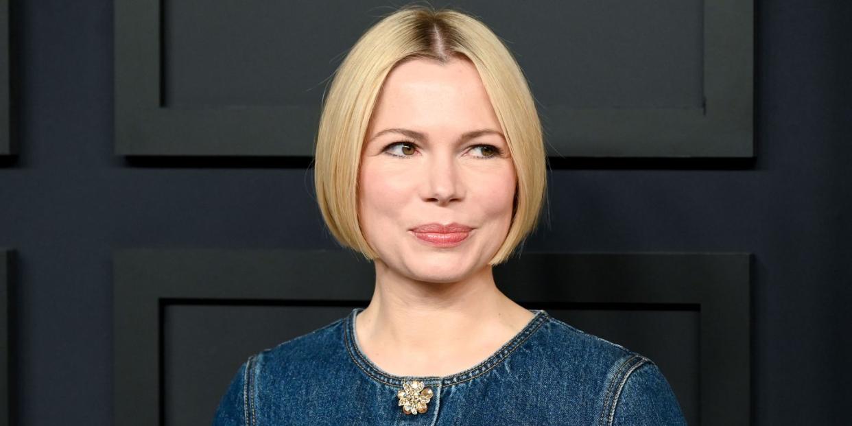 michelle williams at the 95th oscars® nominees luncheon held at the beverly hilton on february 13, 2023 in beverly hills, california photo by gilbert floresvariety via getty images