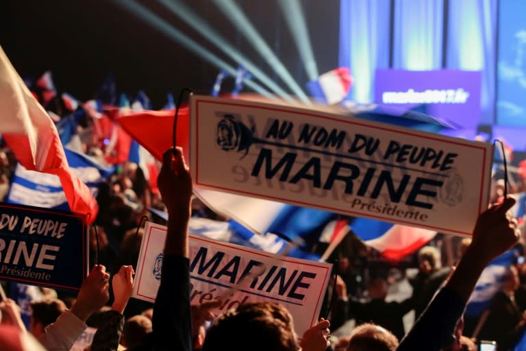 National Front leader Marine Le Pen is widely expected to reach the second round of the French presidential election in May