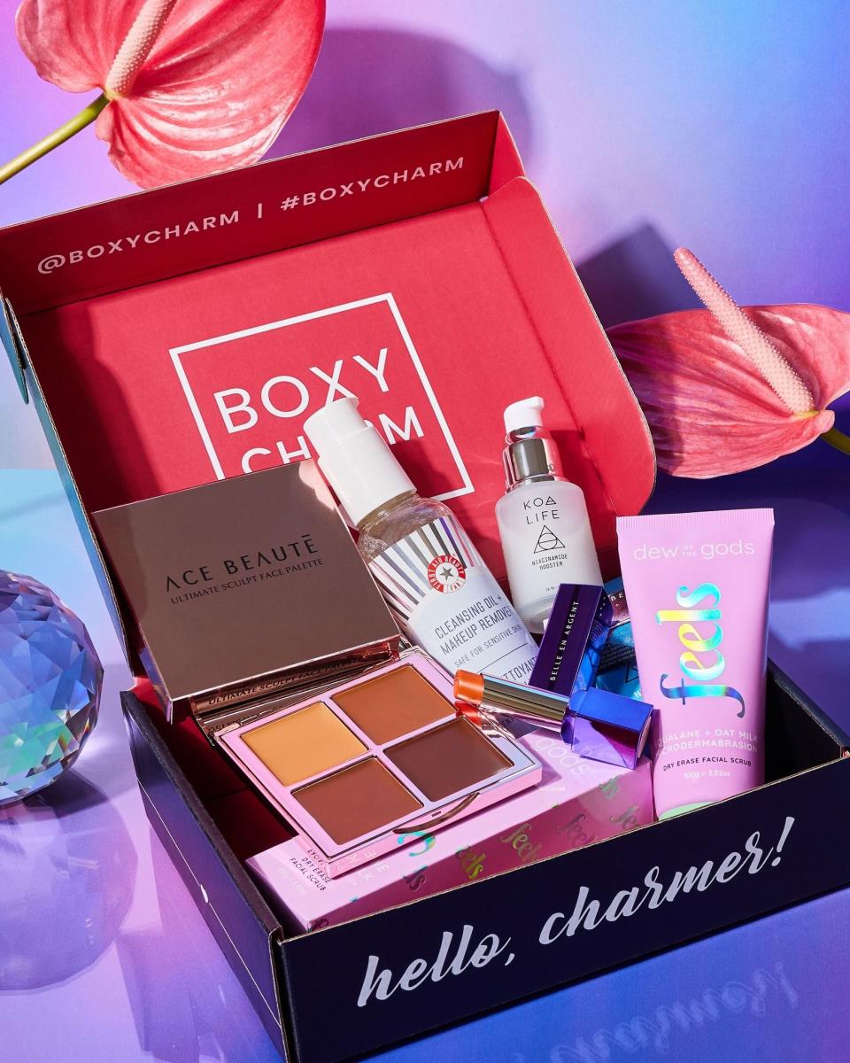 <p><a href="https://go.redirectingat.com?id=74968X1596630&url=https%3A%2F%2Fboxycharm.ipsy.com%2F&sref=https%3A%2F%2Fwww.harpersbazaar.com%2Fbeauty%2Fskin-care%2Fg45654726%2Fbest-beauty-subscription-boxes%2F" rel="nofollow noopener" target="_blank" data-ylk="slk:Shop Now;elm:context_link;itc:0;sec:content-canvas" class="link ">Shop Now</a></p><p>Subscription Box</p><p>Boxy Charm</p><span class="copyright">Boxycharm</span>