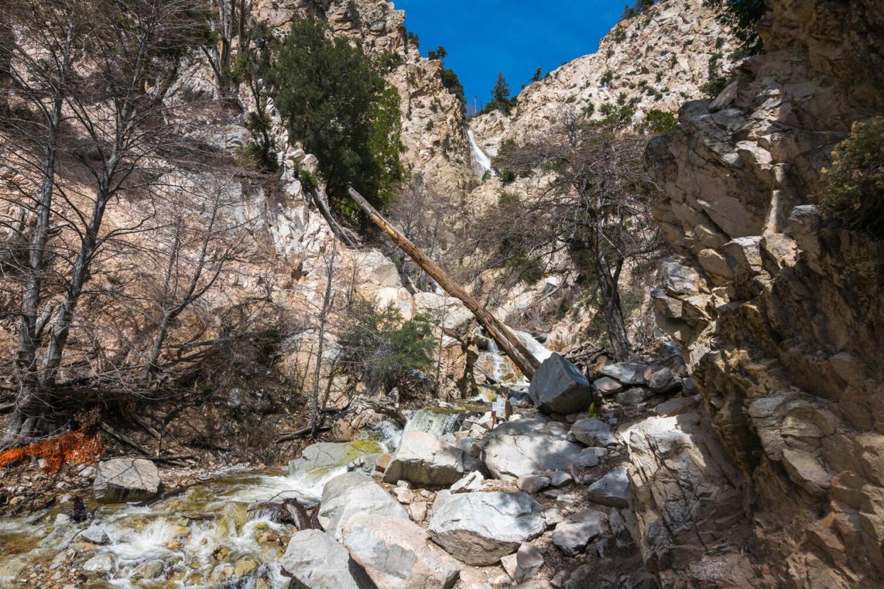 Big Falls, San Bernardino National Forest, Forest Falls, California, USA