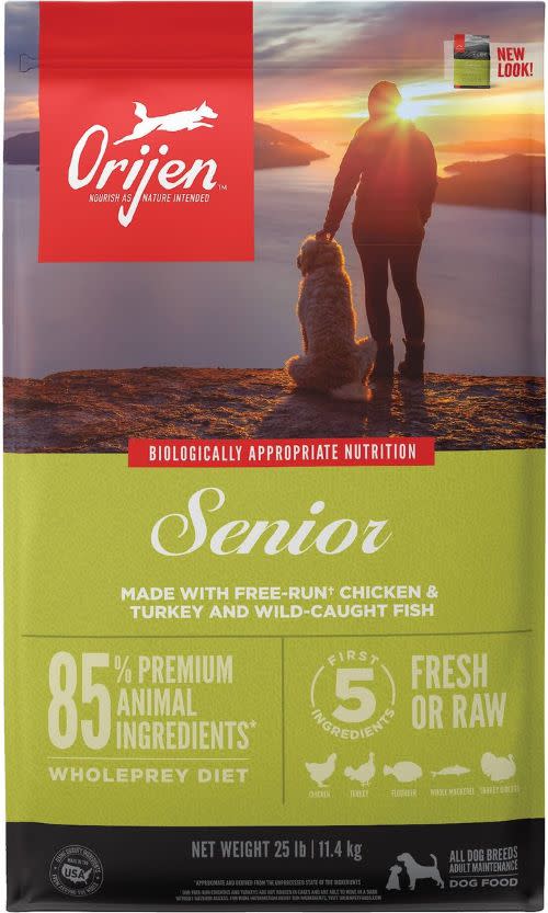 Champion Orijen senior healthy dog food