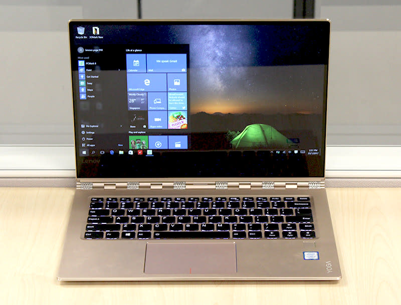 The Yoga 910 is Lenovo's latest Yoga convertible notebook.