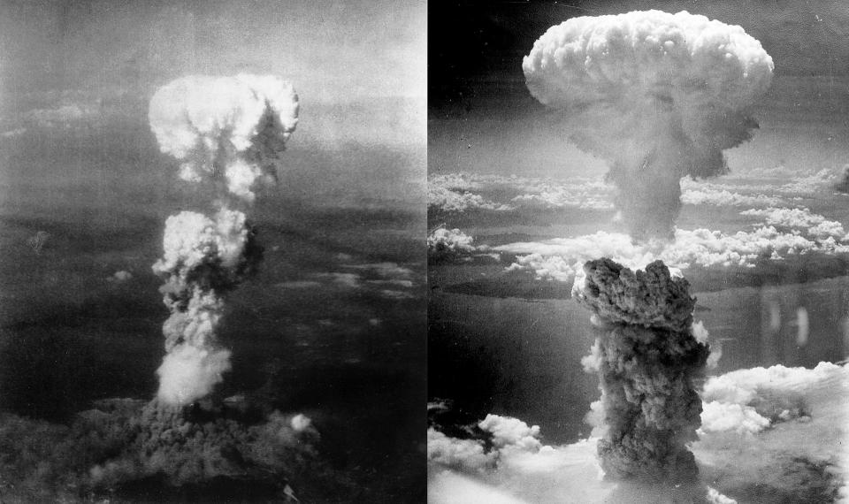 1945年美國在日本投下兩顆原子彈，震驚世界，讓世人見識到，原子彈毀滅性的威力。（圖：維基百科）