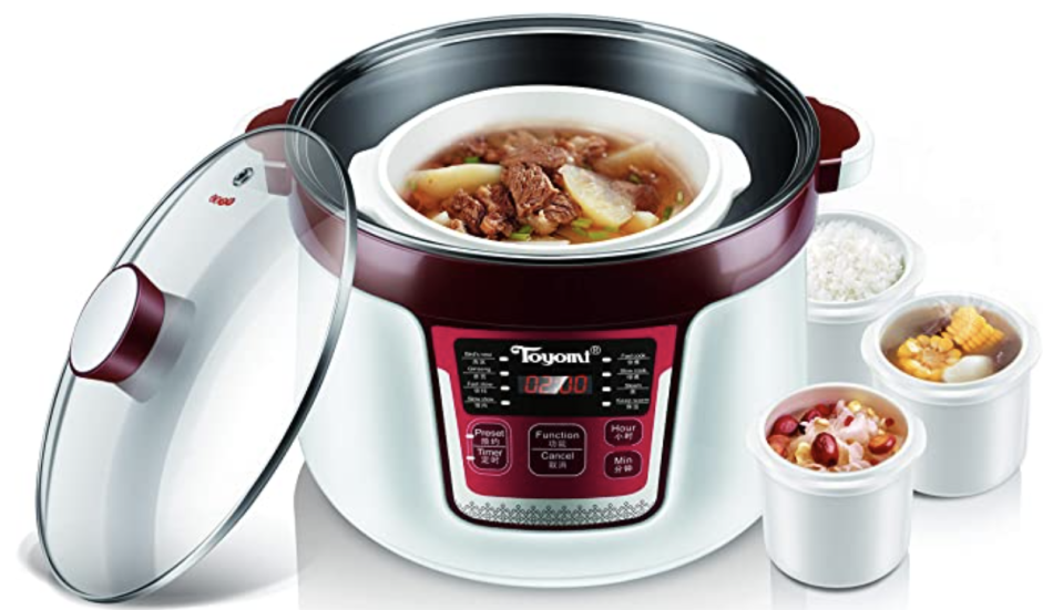 Stew Cooker & Steamer, 3.2L. PHOTO: Amazon