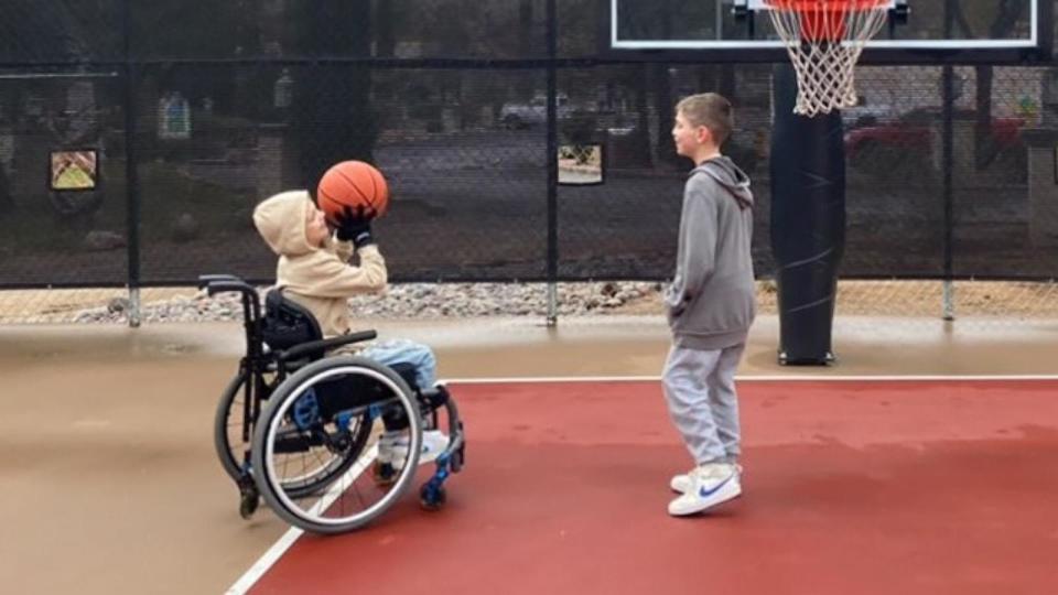 PHOTO: Cooper Roberts, 10, of Illinois, was paralyzed in the July 4, 2022, shooting in Highland Park, Ill. (Courtesy of Keely Roberts)