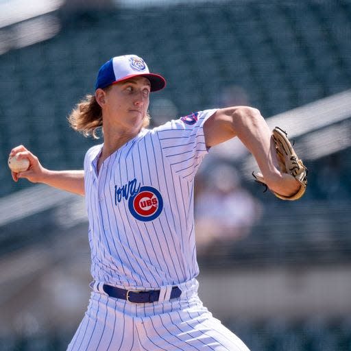 Pitcher Ben Brown will be one of the biggest arms for the Iowa Cubs this season.