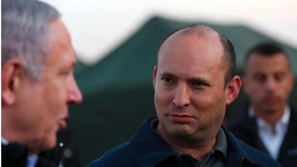 Benjamin Netanyahu y Naftali Bennett.