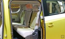 <p>While the rear seats don't fold flat, VW is making an optional luggage shelf that will provide a completely flat load floor.</p> 