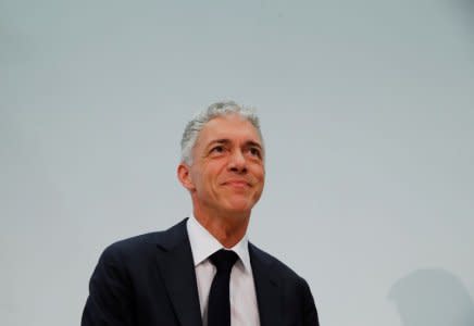 Swiss Attorney General Michael Lauber attends his yearly news conference in Bern, Switzerland April 20, 2018.    REUTERS/Denis Balibouse