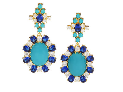 Photo by: courtesy of the subject<br><br><b>Kenneth Jay Lane</b> Moroccan earrings, $300. <i>Net-a-Porter.com.</i>