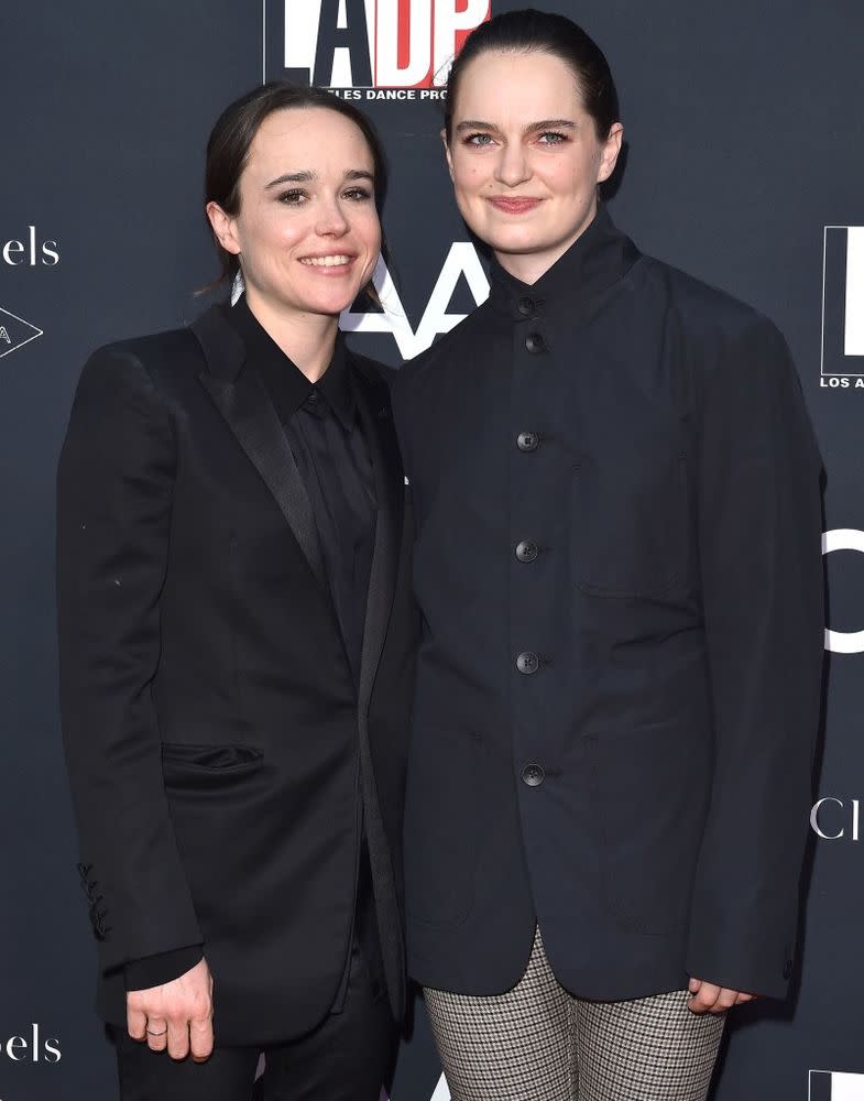 Ellen Page and Emma Portner