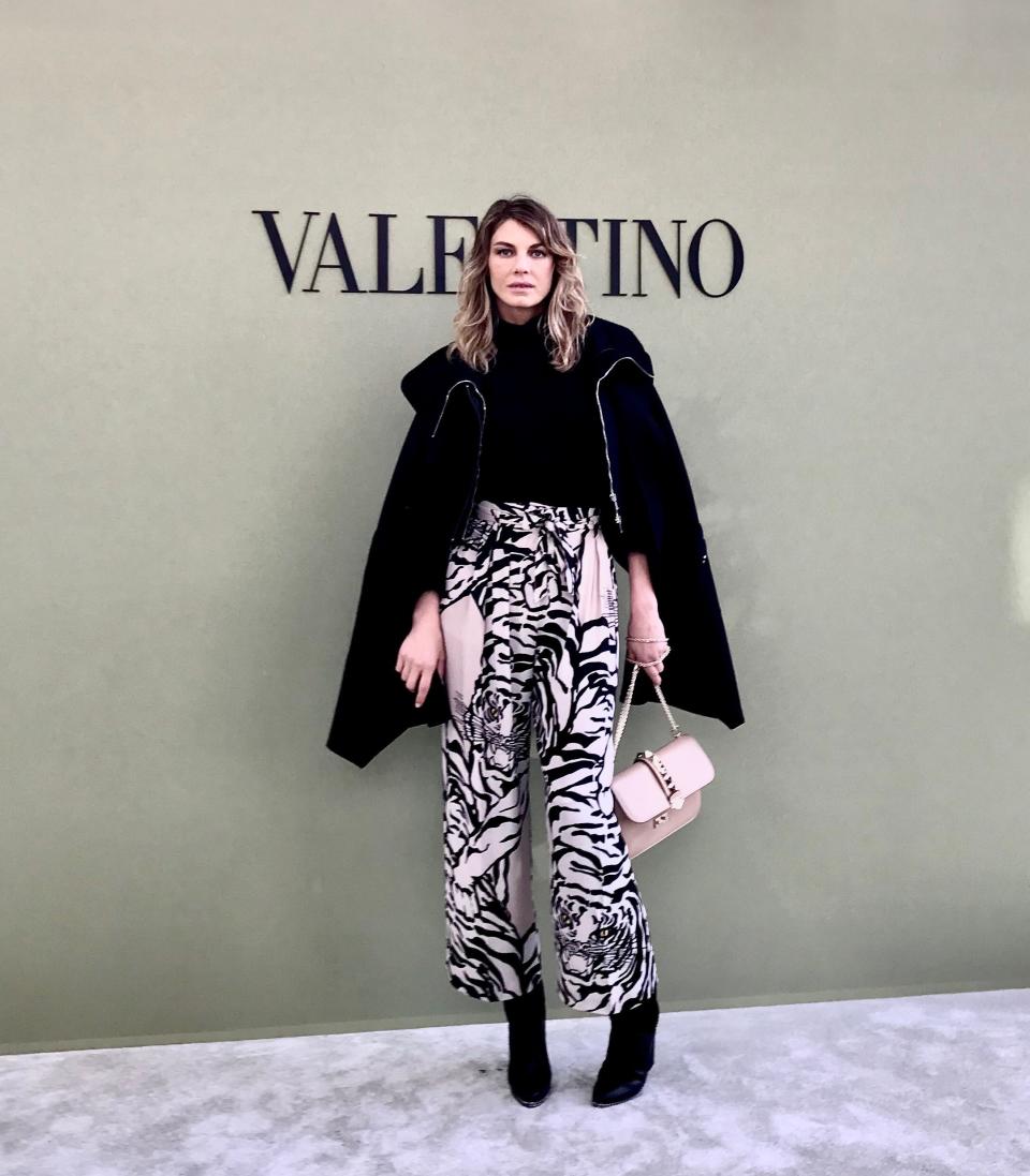 I chose to go to Valentino because I love the work of Pierpaolo Piccioli. This show may have been one of the most spectacular shows I’ve ever seen in my whole career!
