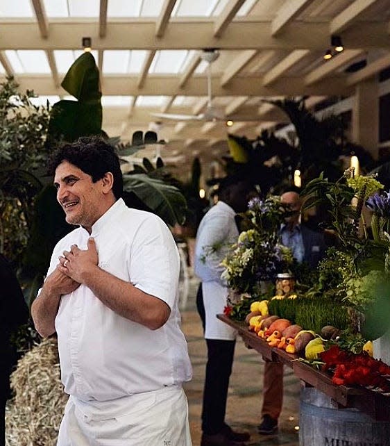 Mauro Colagreco, whose three Michelin-starred restaurant in France draws diners from around the world, is coming to the Four Seasons Palm Beach for culinary events Jan. 11 and 12 at Florie's restaurant.