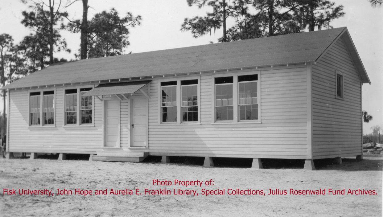 The Rosenwald School in Okahumpka, FL in 1930.