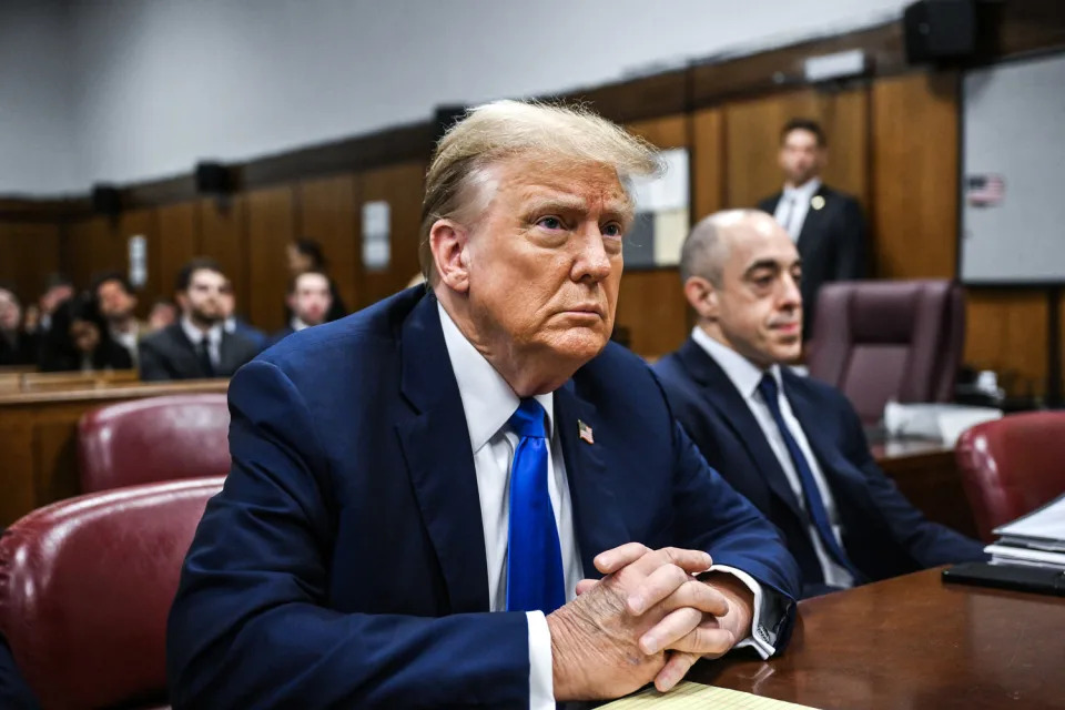  Opening Statements Begin In Former President Donald Trump's New York Hush Money Trial (Angela Weiss / Pool via Getty Images)
