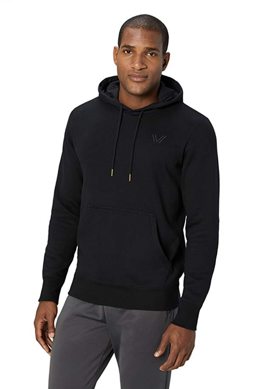 Peak Velocity Men's Heavyweight Fleece Pull-Over Hoodie