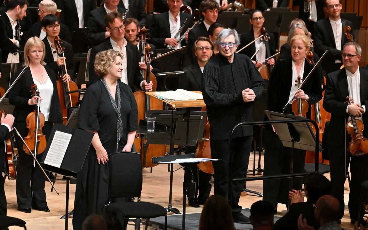 Conductor Michael Wilson Thomas with Alice Coote and the LSO