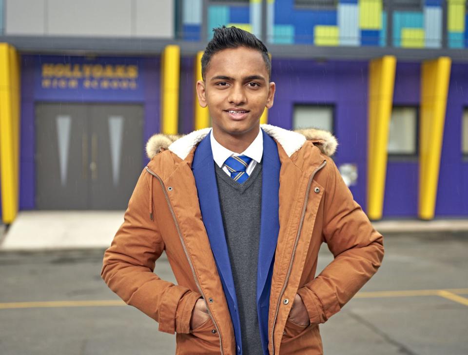 Monday, September 10: Imran Maalik at the new-look Hollyoaks High