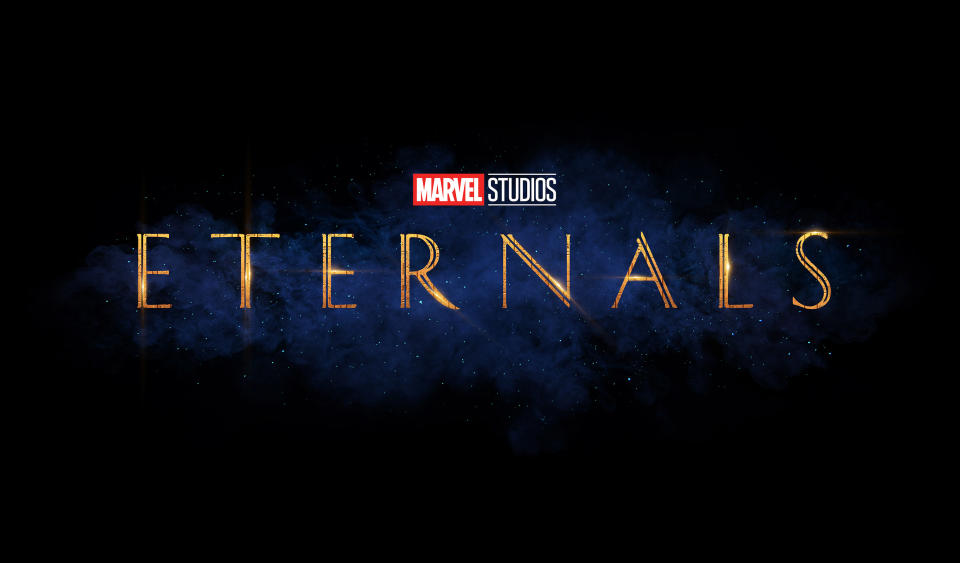 The title treatment for Eternals (Disney)