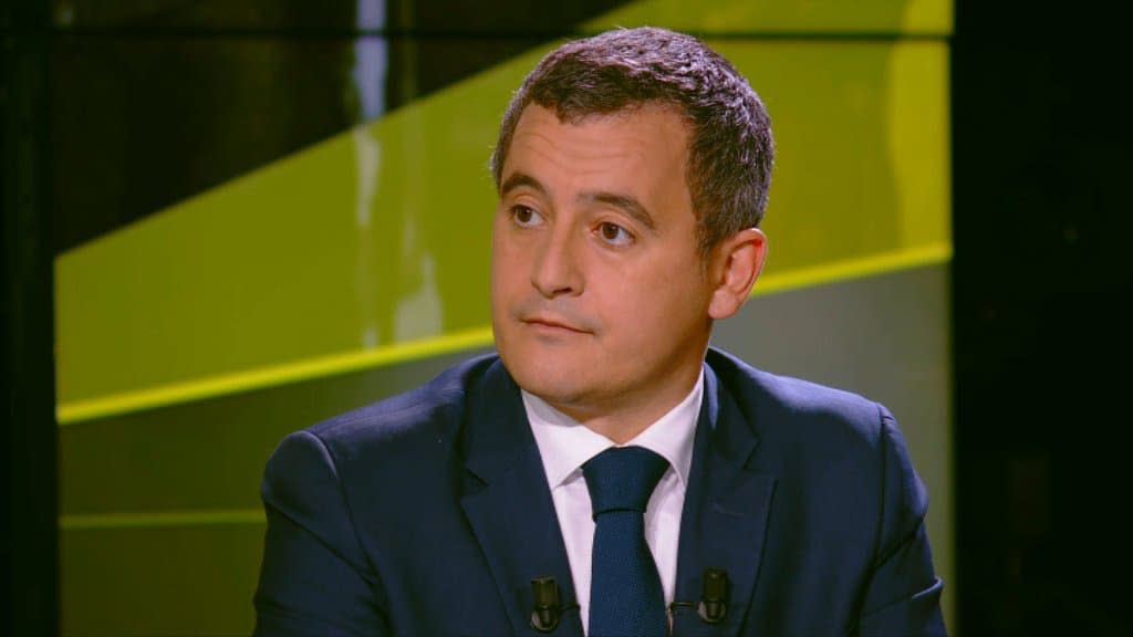 Le ministre de l'Intérieur Gérald Darmanin sur BFMTV le 20 octobre 2020. - BFMTV