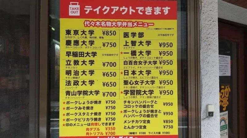 便當一做就係40年，唔少顧客由考生食到變畢業生。
（圖：しょうが亭@Twitter）
