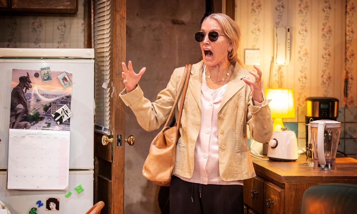 <span>Cleaning is a thing of the past … Felicity Huffman in Hir at Park theatre, London.</span><span>Photograph: Pamela Reith</span>