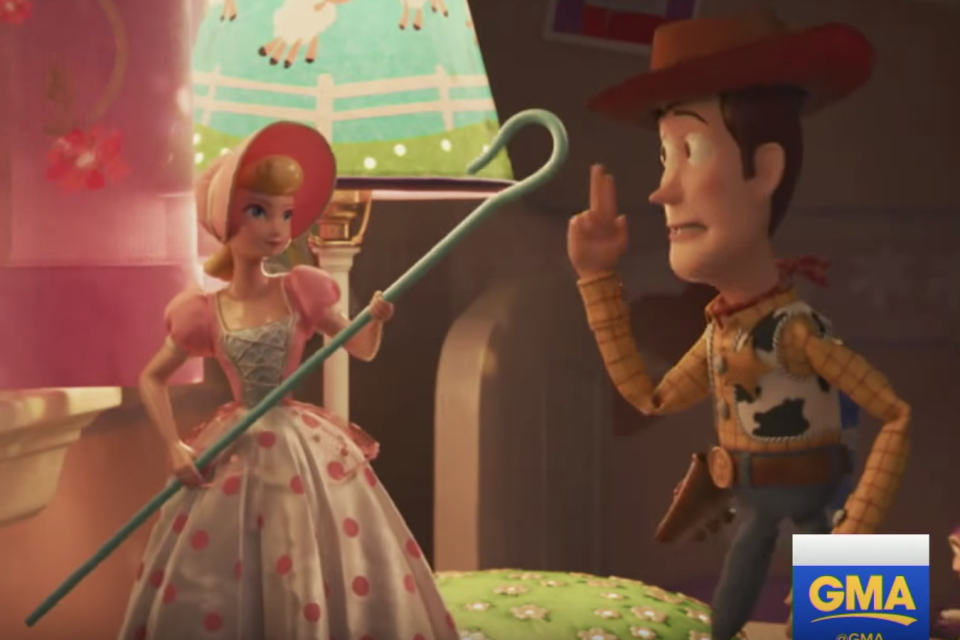 Toy Story 4: Woody and Bo Peep stage rescue mission for lost toy in new clip from Pixar sequel