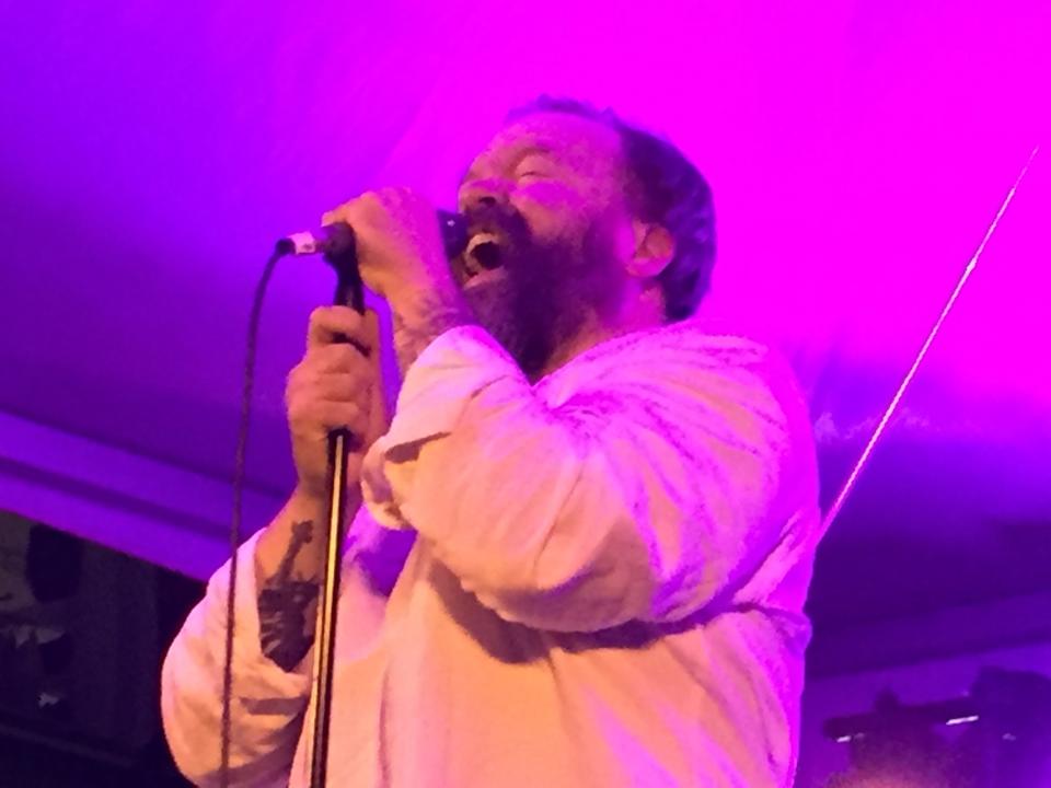 Clinton Clegg of Pittsburgh band The Commonheart sings May 31, 2019 as part of the Levitate Live kickoff party on the Church Street Marketplace during the Burlington Discover Jazz Festival.