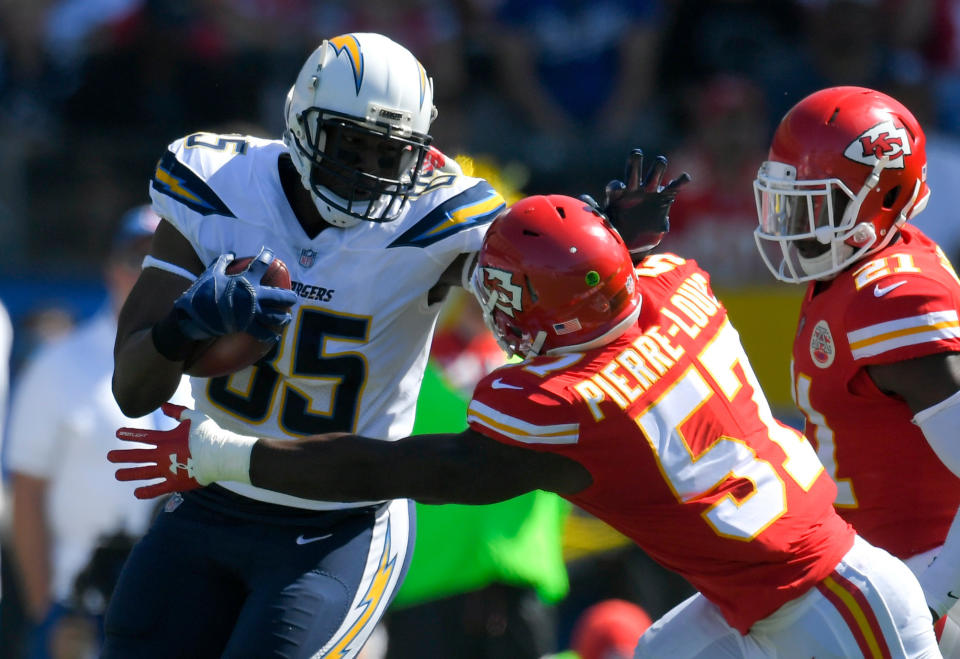 Los Angeles Chargers tight end Antonio Gates has agreed to rejoin the team. (AP)