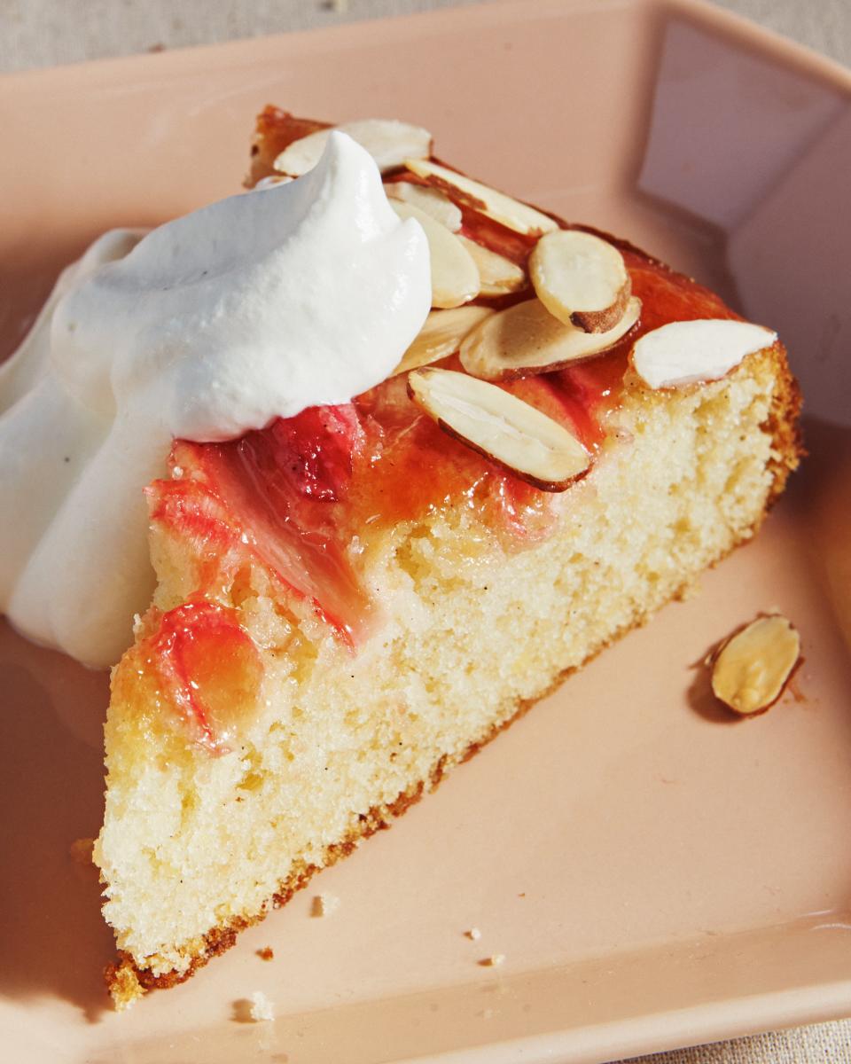 <h1 class="title">Rhubarb Cake - IG</h1><cite class="credit">Photo by Elizabeth Coetzee, Food styling by Emilie Fosnocht</cite>