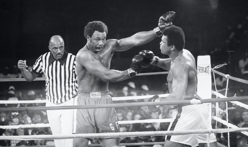Muhammad Ali beat George Foreman in 1975.