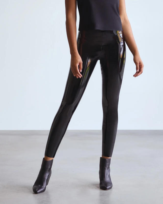 CLIV High Waisted Faux Leather Leggings for Women Stretch Pleather