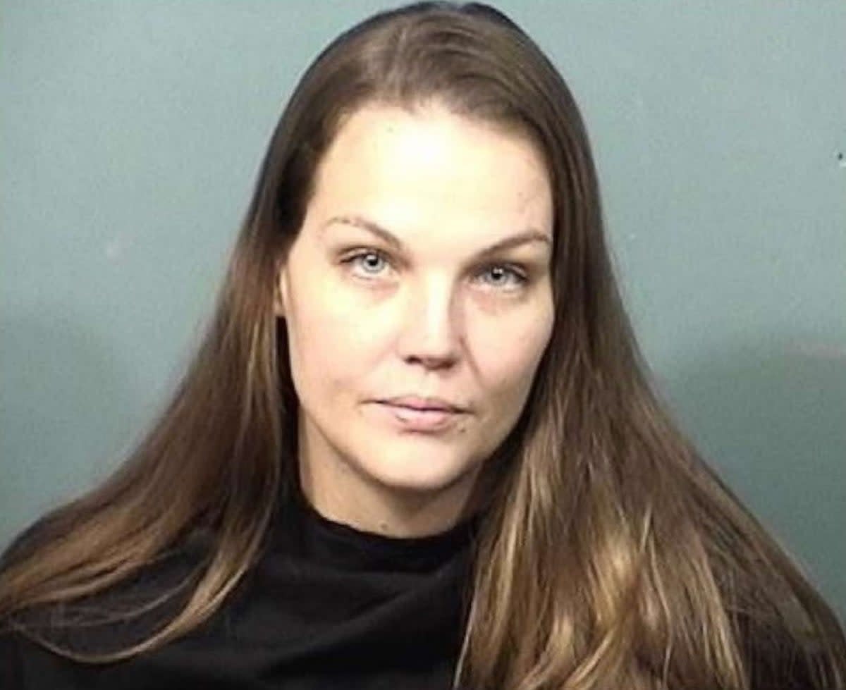 Jamie Gunn is accused of leaving her two children in a car to visit a bar (Police)