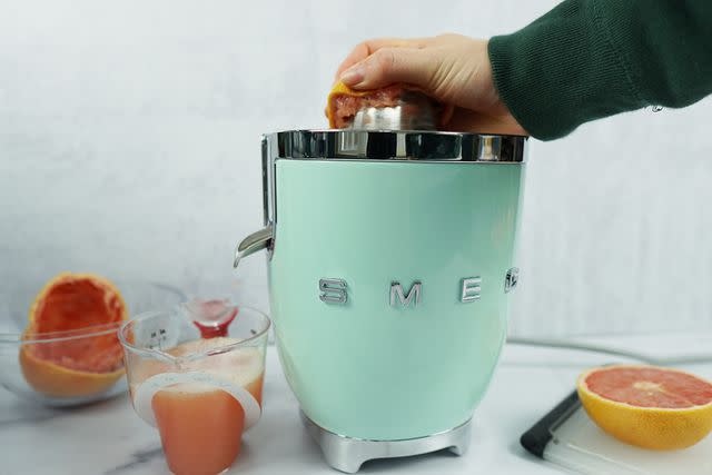 <p>Serious Eats / Riddley Gemperlein-Schirm</p> This pressure-activated stye of juicer did best with larger citrus, where you could really wrap your hand around the citrus and reamer to aid in juicing.