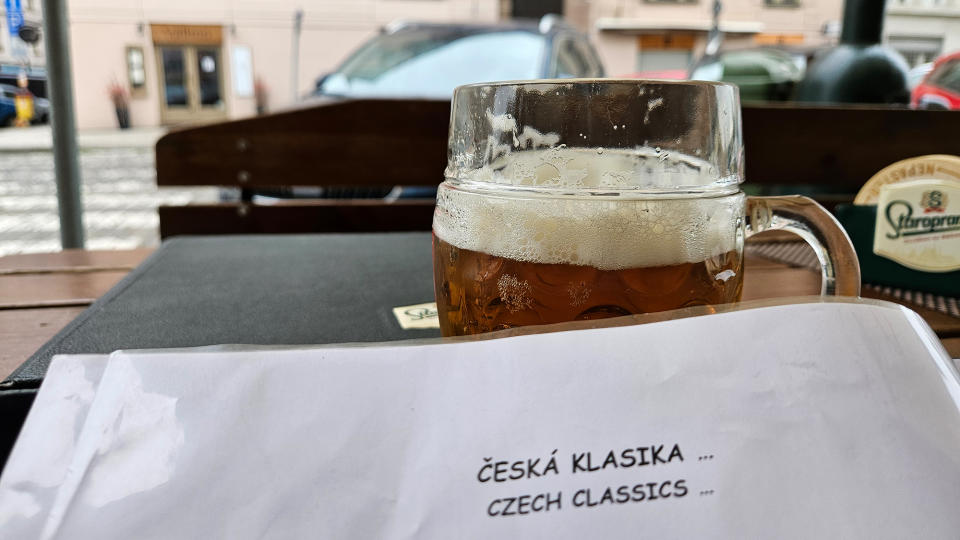 Czech beer in Prague