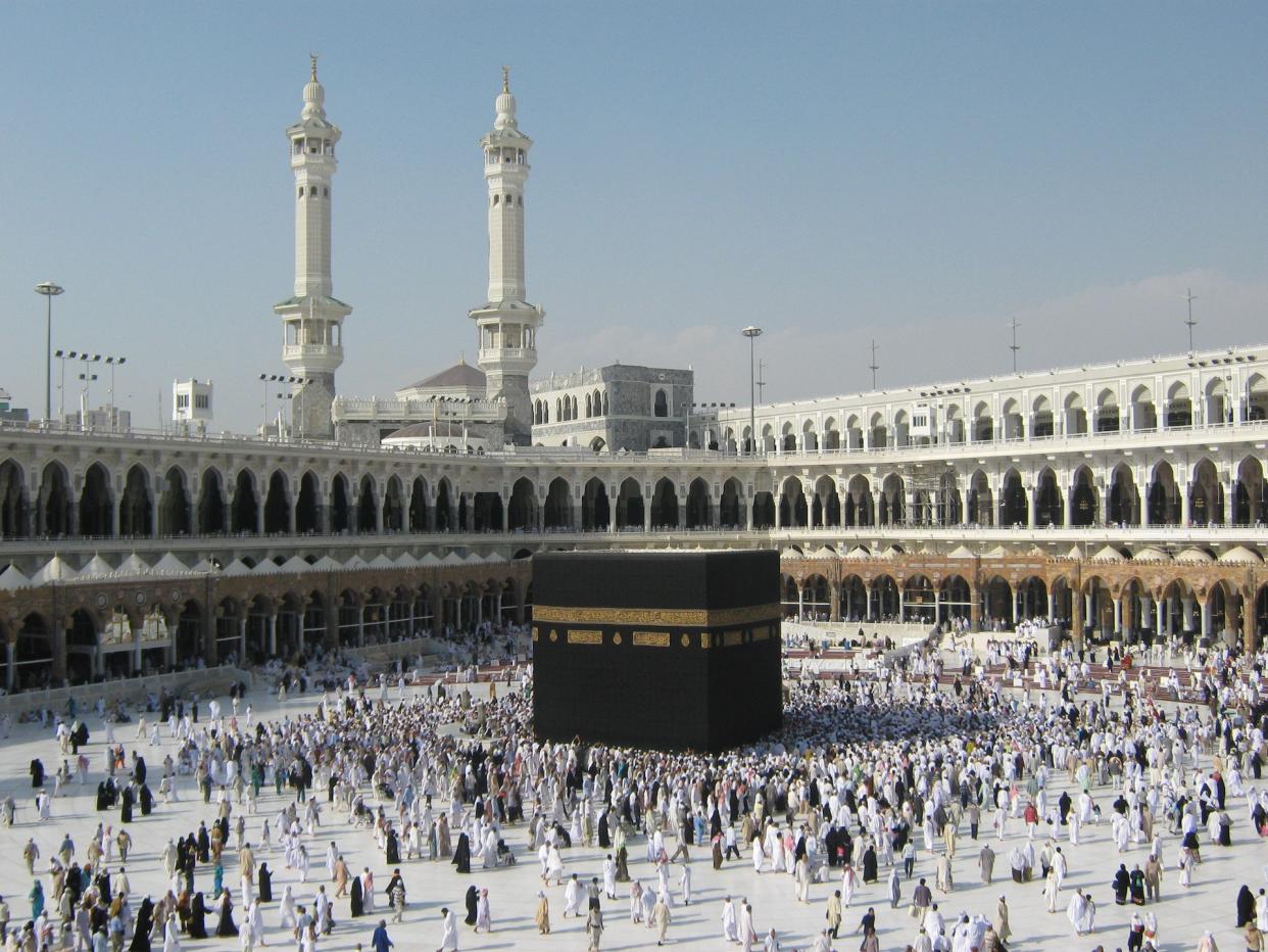 The city of Mecca and its visitors for Umrah or Hajj