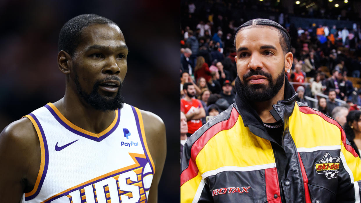 Kevin Durant and Drake