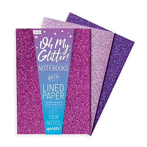 OOLY, Oh My Glitter! Notebooks, Amethyst and Rhodolite (Amazon / Amazon)