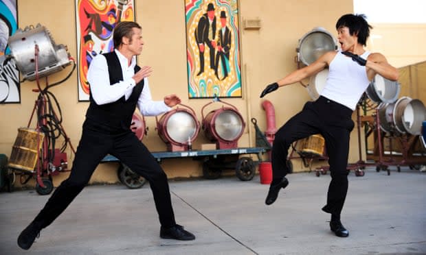 Brad Pitt and Mike Moh in Once Upon A Time In Hollywood (Credit: Sony/Andrew Cooper)