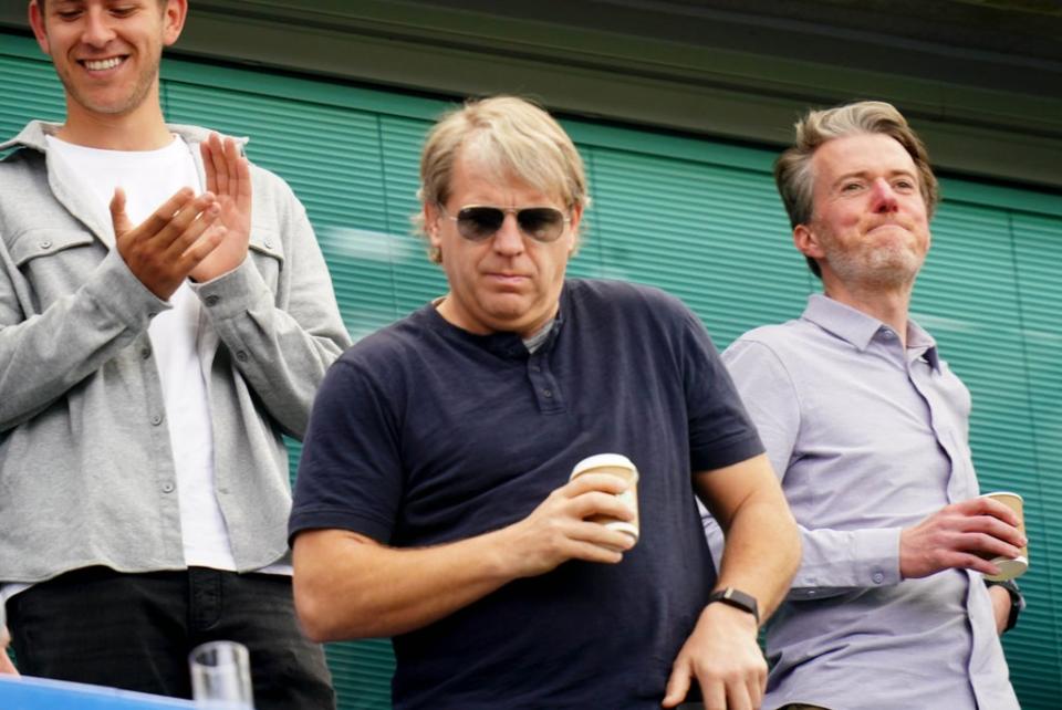 Todd Boehly, pictured, refused to let anything distract him from honing in on his consortium’s now successful bid to buy Chelsea (Adam Davy/PA) (PA Wire)
