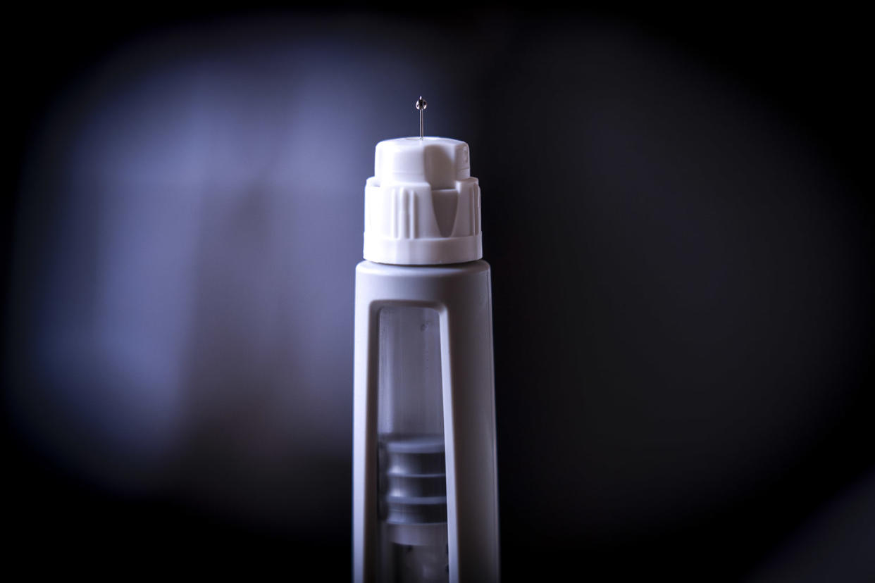 A semaglutide injection pen August 2023. (Jaap Arriens / NurPhoto via Getty Images file)