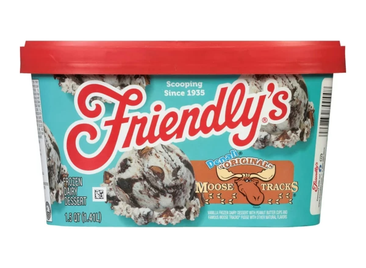 friendly's denali original moose tracks frozen dairy dessert