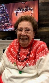 Marjorie Waggoner around Christmas 2019.