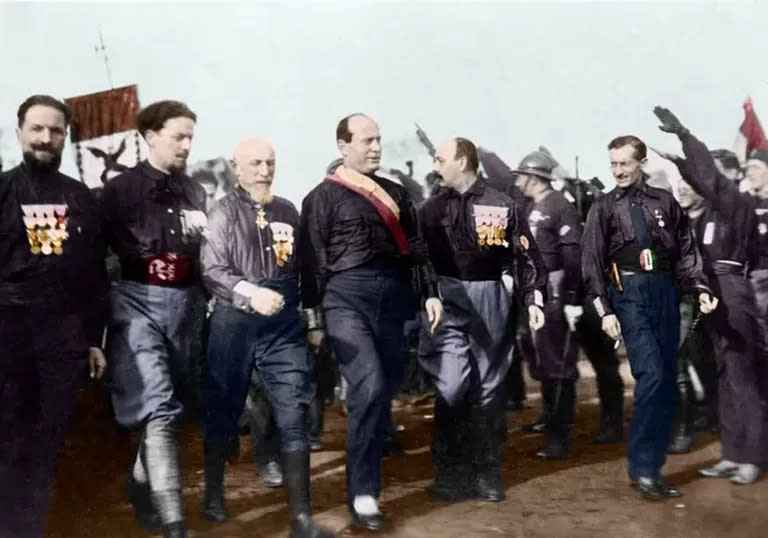 La Marcha sobre Roma dio paso a la dictadura fascista de Benito Mussolini