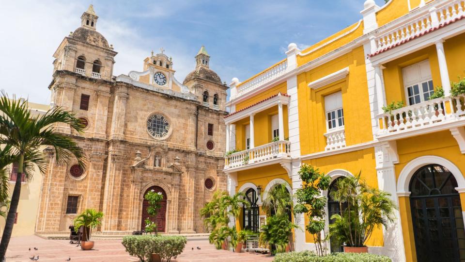 beautiful church in cartagena colombia