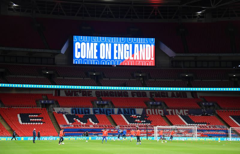 FILE PHOTO: UEFA Nations League - League A - Group 2 - England v Denmark